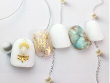 ネイルサロン ティディ(TIDY)/ターコイズ&エスニックネイル