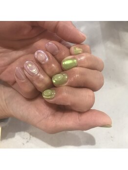 アンバー(Amber)/ピスタチオカラー♪