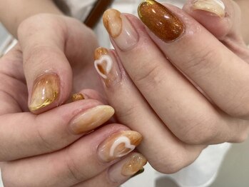 ネイルメゾン 池袋店(NAIL MAISON)/ハートニュアンス¥10550