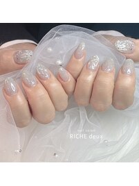 フラッシュグリッター×雪の結晶