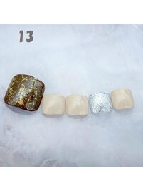 フットネイル：No.13