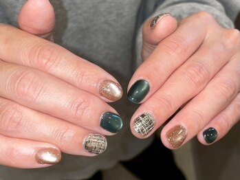 ダコード(D'accord)/ツイードネイル¥8000