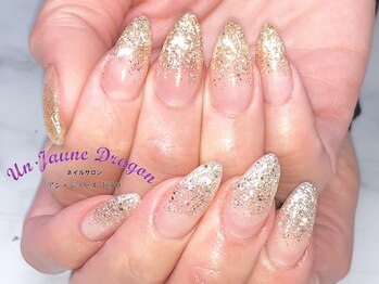 アン ジョーヌドラゴ/【自爪ネイル】ラメグラデ