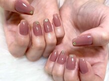 ミラン 上尾(miRAN)/くすみピンク×ぷっくりラメ