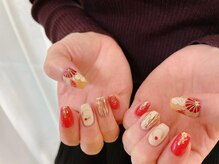 キキネイル 二子玉川(kikinail)/成人式　前撮りネイル