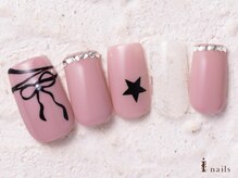 アイネイルズ 横浜WEST店(I-nails)/Y2Kガーリーリボンアート8000円