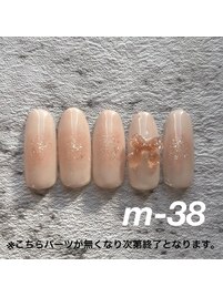 Design No.ｍ-38 ハンドネイル