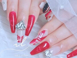 推し活ネイル×ハートマグ