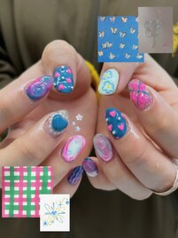 個性派ネイル