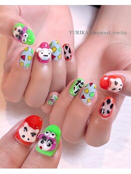 モナールアンド(MONNAL&)/クレヨンしんちゃんネイル