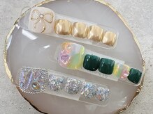 ネイルカレッジアンドサロン ナチュレ(nailcollege&salon NATURE)/定額フットジェル¥7700