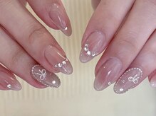 メロウ(mellow)/キラキラチークネイル