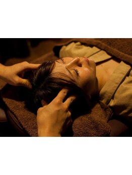 ヘッドスパで癒されたい