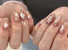 ぽぽネイル/ワンホンデザイン
