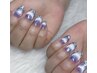【ハンドジェルネイル】季節のアートコース定額¥8800
