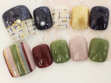 ネイルサロンセレーネ(Selene)/シックな秋色ネイル