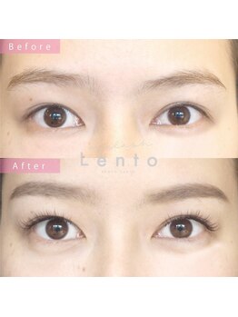 ビューティーラウンジ レント(beauty lounge Lento)/モデル眉毛の完成♪