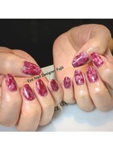 アイネイルデザイナーフジイ(Fujii)/ニュアンスボルドーネイル