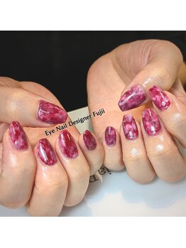 アイネイルデザイナーフジイ(Fujii)/ニュアンスボルドーネイル