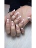 jr.ネイリスト Yuria指名 フレンチネイル(ケア込)¥7,350→¥4,400