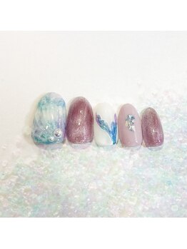 キュント(Qun’t)/夏におすすめ!マーメイドネイル