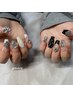 【hand】スカルプ（アクリル長さだし）やり放題