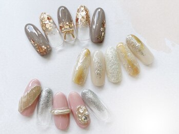 エスフィーネイルサロン リシェル(Esfy nailsalon Richer)の写真/～22時迄営業◎仕事帰りの方も大歓迎！【トレンド定額アート¥6500】駅チカだから通いやすさもバッチリ★