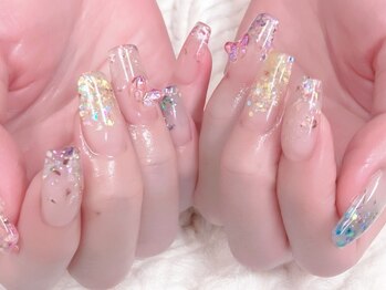 アトリエ エムシー 新富町(Atelier MC)の写真/深爪や爪の形にお悩みの方にも◎長さ出しでスラっと女性らしい指先に◇お得なセットクーポンもご用意♪