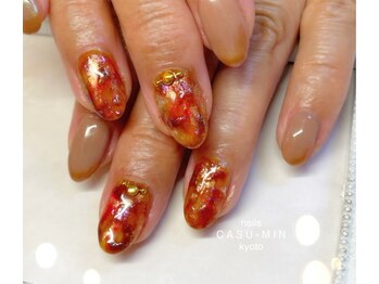 ネイルズ カスミン(nails CASU-MIN)/大人の秋デザイン♪