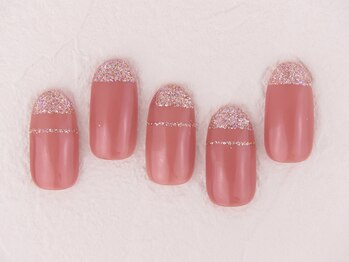 ロヴァニ(rovani)/ストレートラメフレンチネイル