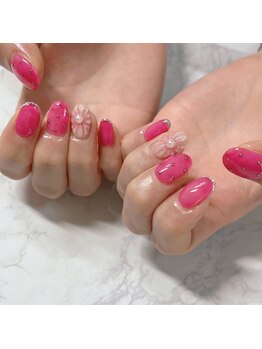 ブラン(blanc)/シアーピンクネイル