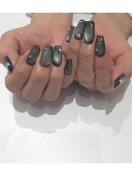 ネイルアヴァンス イオンモール和歌山店(Nail AVANCE．)/Black magnet