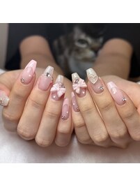 レースネイル｜持ち込みデザイン