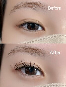 ケーラッシュ 久留米店(K-LASH)の写真/［フラットラッシュ100本￥5200→￥3980］軽い付け心地のマツエクで、自然にボリュームUP♪