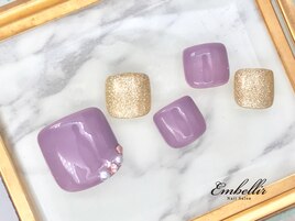 (651)お洒落フットネイル