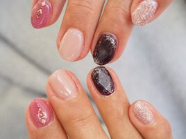 ダイヤモンドカットネイル