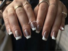 ムー(nue)/glitter french