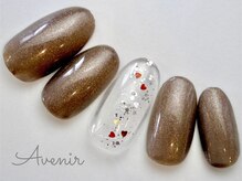 アヴィニール 表参道(Avenir)/ハートホロネイル