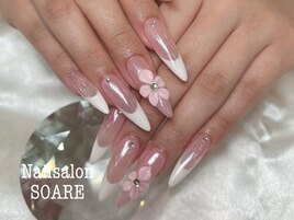 長さだしフレンチネイル