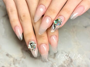 クリーク(CREEK)/ビジューネイルワンホンスカルプ