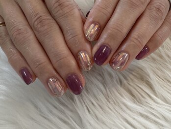 ピンクベリー(PINK BERRY)/ニュアンスネイル