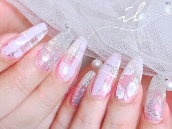 イル 神戸店/オーロラミラー×パステルアート