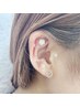 可愛くて大人気☆期間限定価格◎まつ毛パーマ＋耳ツボジュエリー￥8500