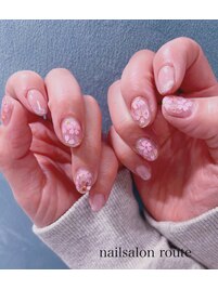 桜ネイル！春ネイル