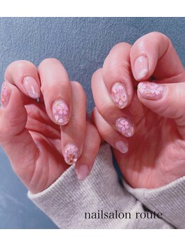 ネイルサロン ルート 二子玉川(nailsalon route)/桜ネイル!春ネイル