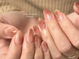 ニュアンスネイル: aoi