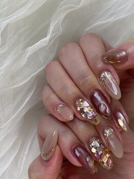 ネイルズ アール(nails R)の写真/シンプルだけど一味違うネイルを◆お手頃価格なのに高技術で仕上がりの満足度抜群◎