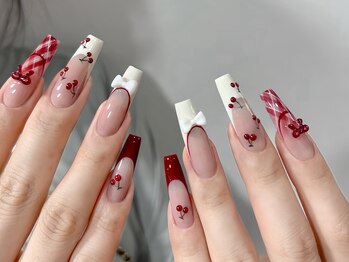 ナユキネイル 渋谷店(NA.YUKI NAIL)/大人可愛いクリスマスネイル