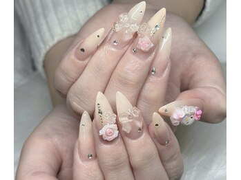 ネイルズバー 新宿店(Nails Bar)/ローズリボンネイル