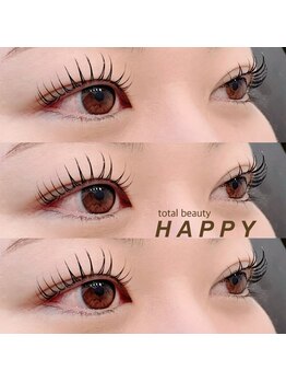 ハッピー(HAPPY)の写真/ネイル＆アイ同時施術で時短で綺麗に♪忙しく過ごすあなたの美容dayにぴったり♪キレイな目元＆指先に…☆
